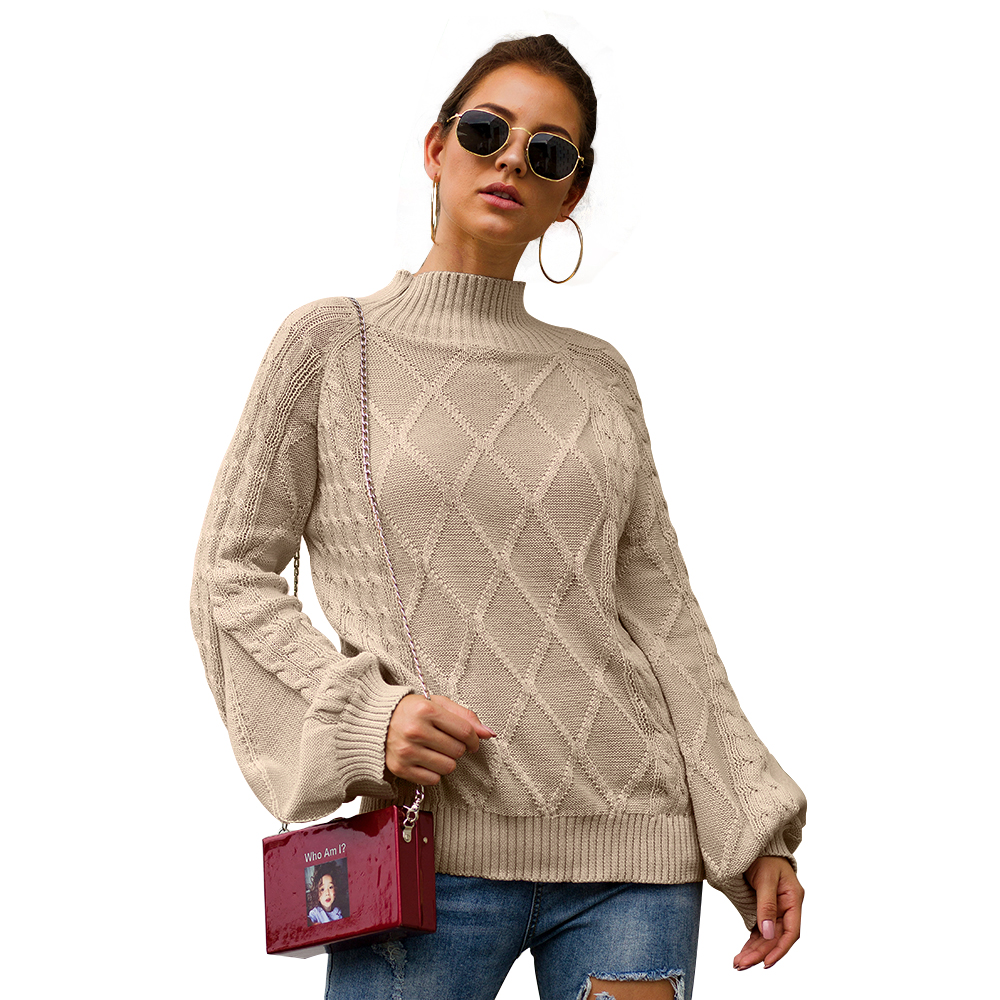 SZ60240-5 Solid Color Sweater